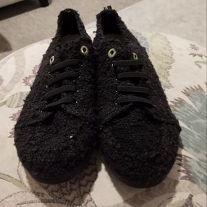 VIONIC WOMENS PISMO BOUCLE SNEAKERS - BLACK